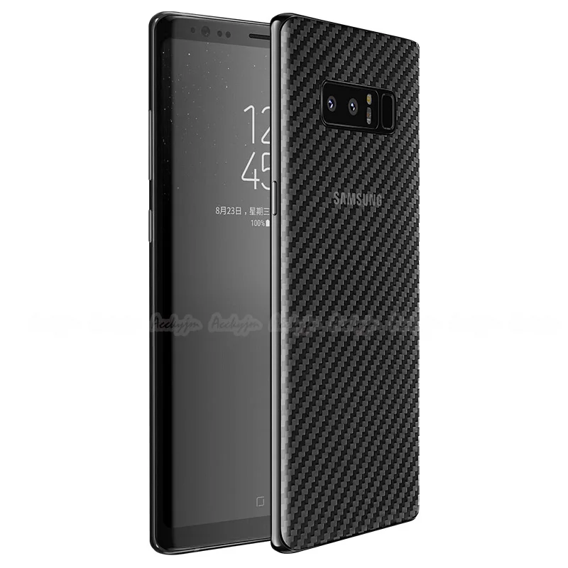 UVR 200 шт Для samsung Galaxy S8 S9 Plus 3D углеродное волокно мягкая задняя пленка для samsung Note 9 8 Note9 Note8 задняя защитная пленка