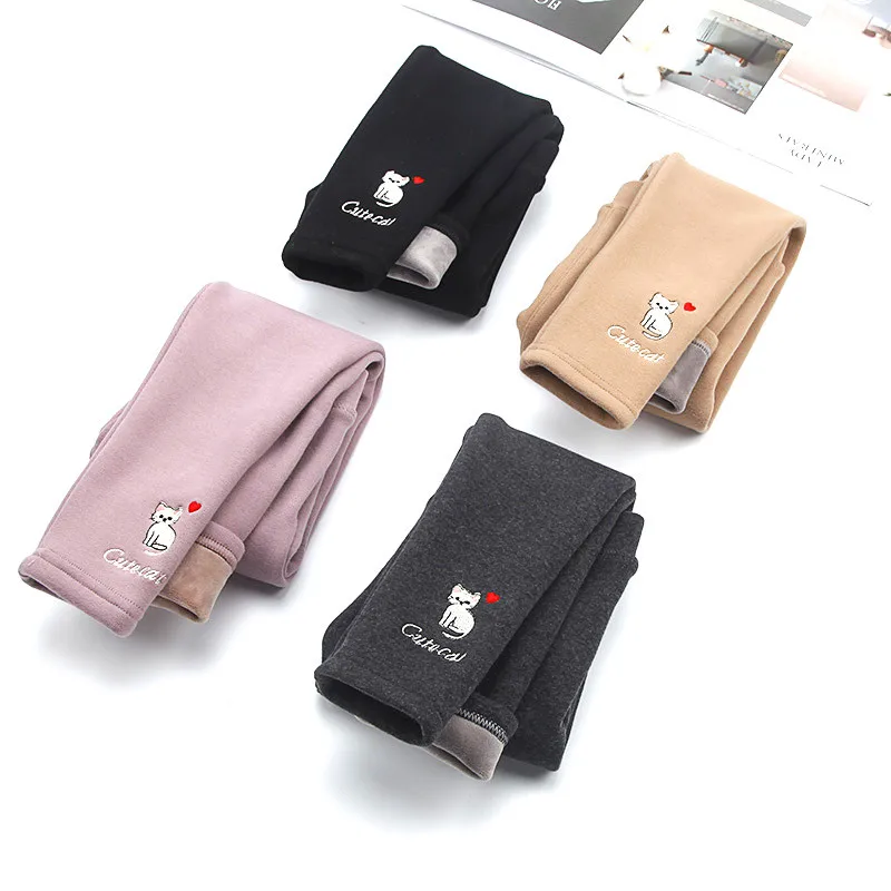 

High Quality Girls Pants Baby Girl Winter Clothes Straight Pants Children Warm Toodler Girl Leggings Kids Pants