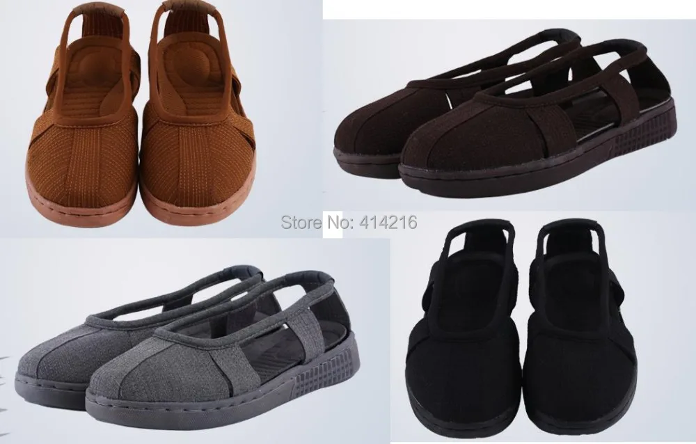 4colors black gray brown yellow Buddhist Monks kung fu shoes Buddhism arhat martial arts LAYMEDITATION SANDALStop quality | Спорт и