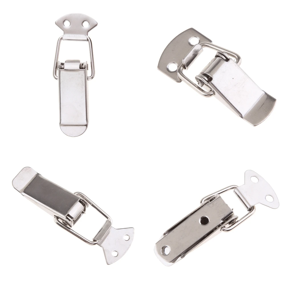 

Marine Stainless Steel Locker Latch Catch Clip Clamp Hasp/Hold Down/Hatch Clamp Anti-Rattle Latch for Kayaking Canoeing Boat