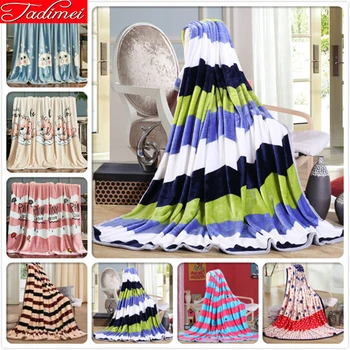 

Plush Blanket Adult Kids Child Soft Warm Thick Bedspread Bedding Quilt Sheet for Sofa Lounge Chair Car Bed Cover 120x200 200x230