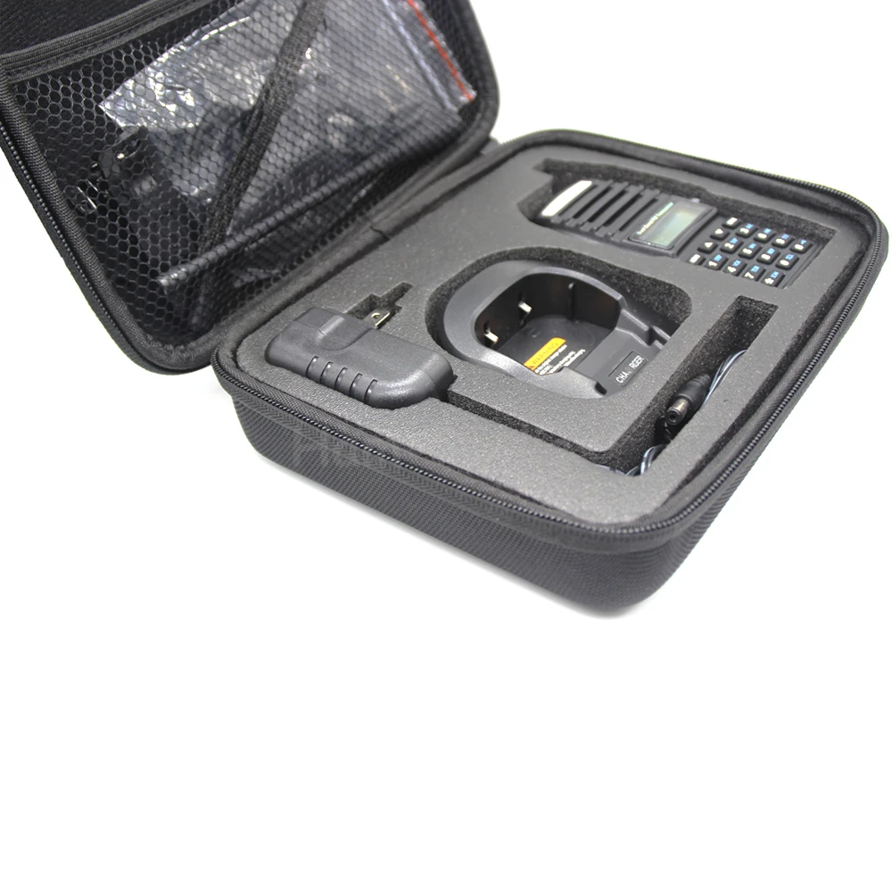 Two Way Radio Tailored Storage Box Handheld Carry Bolsa Estojo para Baofeng Uv82 Uv99 Uv-8 Uv-82hp Uv-82tp Walkie Talkie - Image 2