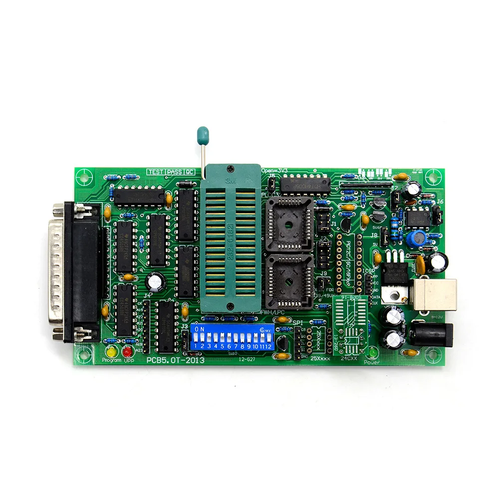 Новое поступление SPI 25xx PCB5.0T 2013 EPROM BIOS009 PIC поддержка 0.98d12 продвижение зажим для PLCC32