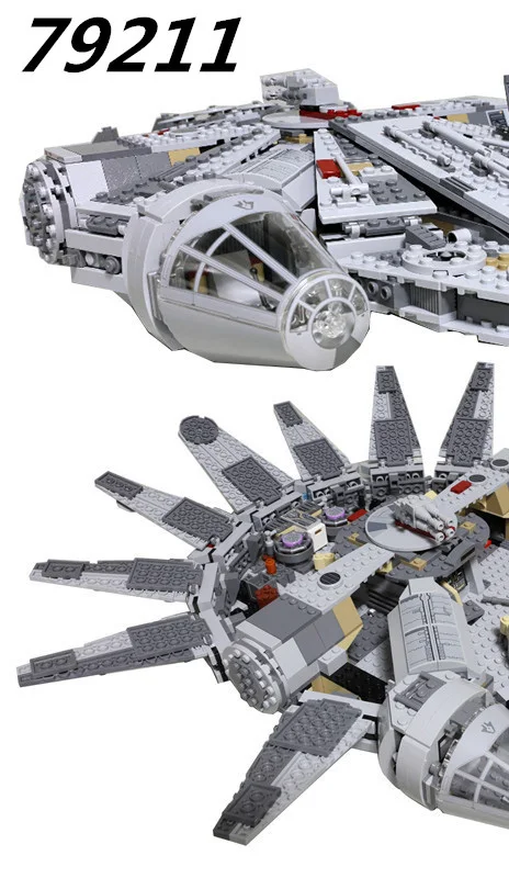 millennium falcon plastic toy