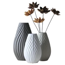 Современная Абстрактная керамическая сушеная ваза для цветов, украшения для дома, для гостиной, напольные, модные поделки для декора комнаты, цветочные вазы
