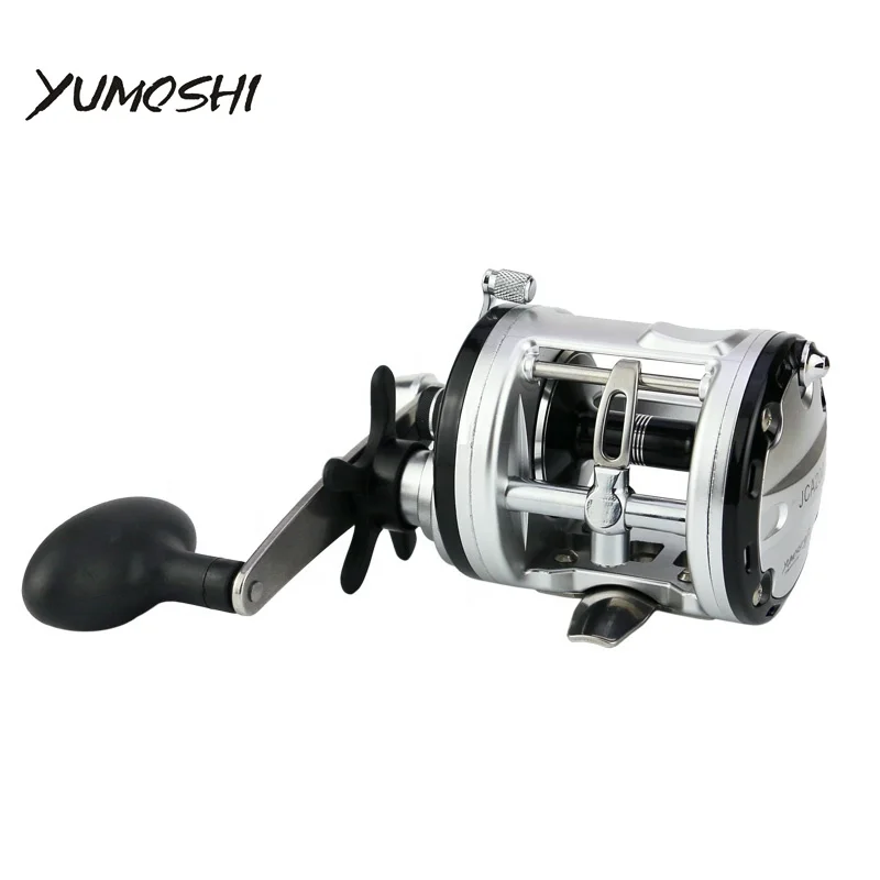 YUMOSHI 12 + 1BB барабанная Рыболовная катушка для удочки Saltwater Baitkastking троллинга