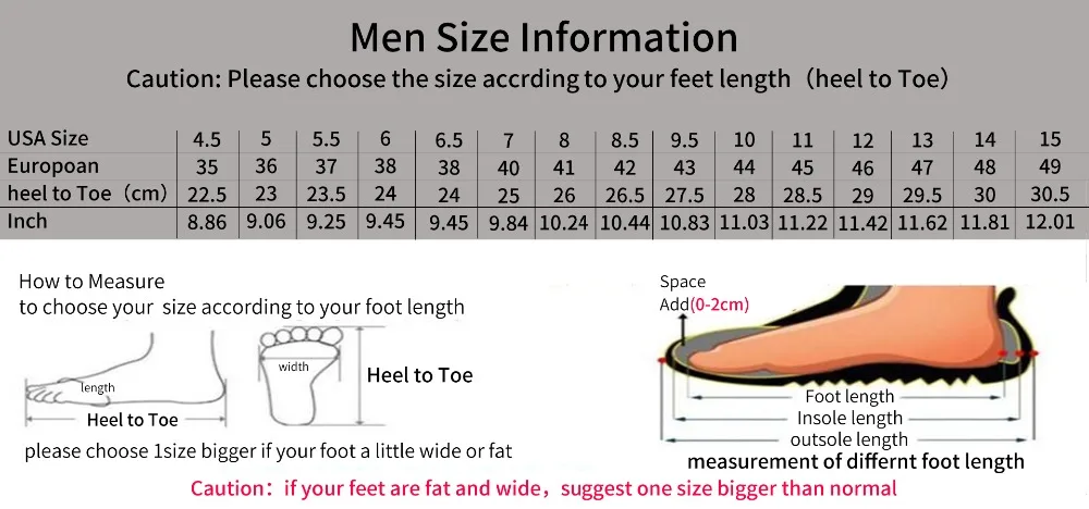 men size