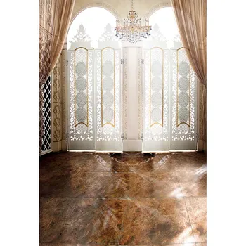 

Vinyl indoor window curtains photography backdrops for wedding photo studio portrait backgrounds free shipping CM-5892