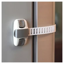 Child safety lock Children 's cupboard drawer baby security lock infant safety long lock refrigerator lock with 6PCS Child safety lock Children 's cupboard drawer baby security lock infant safety long lock refrigerator lock with 6PCS