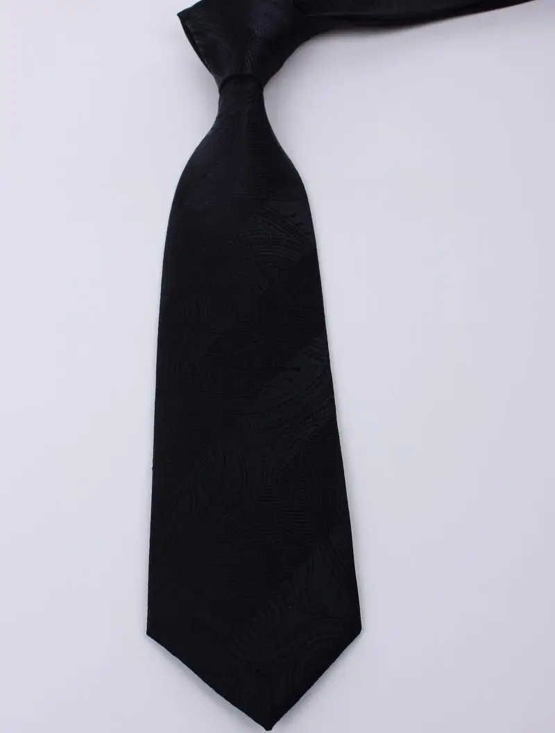 SKng Новый Для мужчин модные галстуки черный галстук 100% шелковые галстуки жаккард связей для Для мужчин формальные Бизнес Свадебная