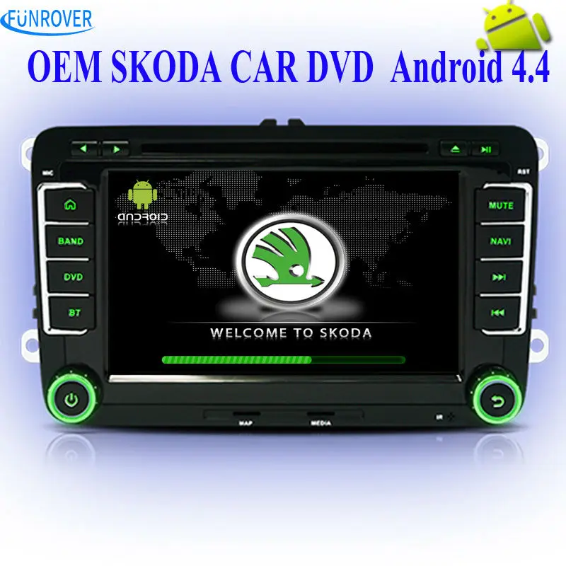 FREE SHIPPING for Skoda Car DVD Player With GPS System Radio RDS 1080P Wifi OBD 4G dvr gps FM NavitelEurope map streeling wheel