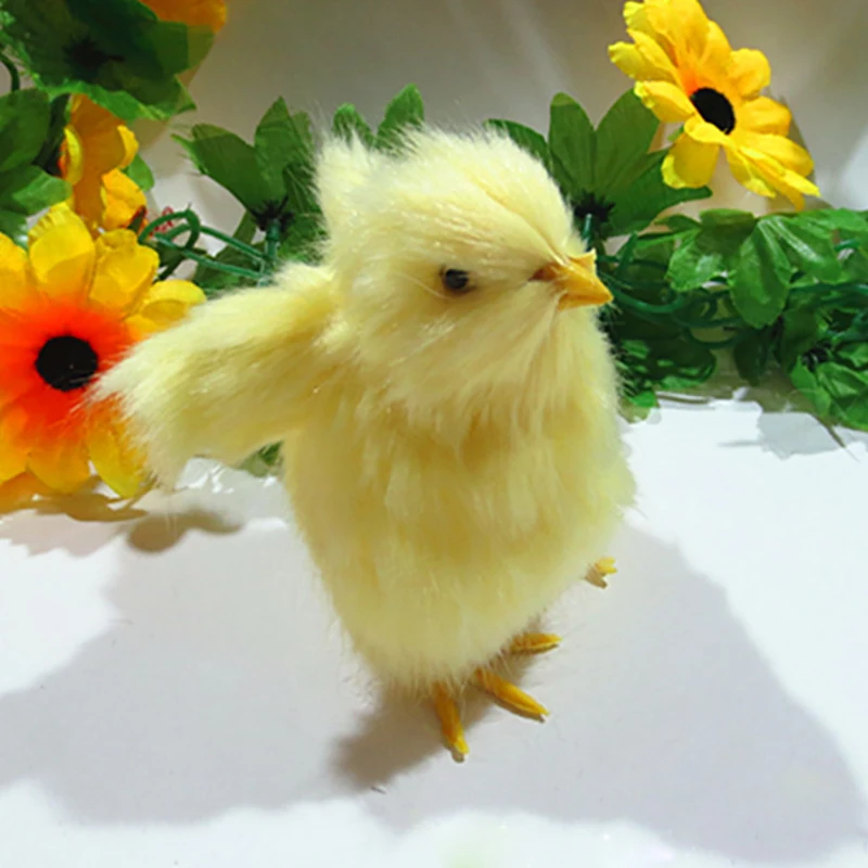 

Realistic Lifelike Easter Baby Chick Plush Furry Animal Spring Figurine Chicken Realistic Lifelike Easter Baby Chicks Plush