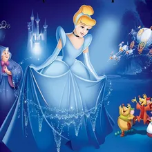 Высококачественные вечерние фоны для фотосъемки с изображением ведьмы Золушки принцессы кареты голубого замка