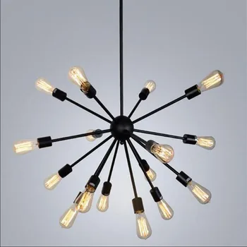 

Modern Nordic Retro pendant lamp Edison Lamp Lighting fixtures luster industriel iron Loft Antique DIY E27 Spider Ceiling lamp