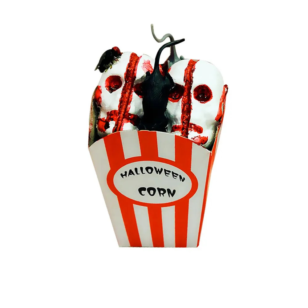 Details about   Halloween simulated Mouse Popcorn Prop Horror Embellishments Funny Trick Food 