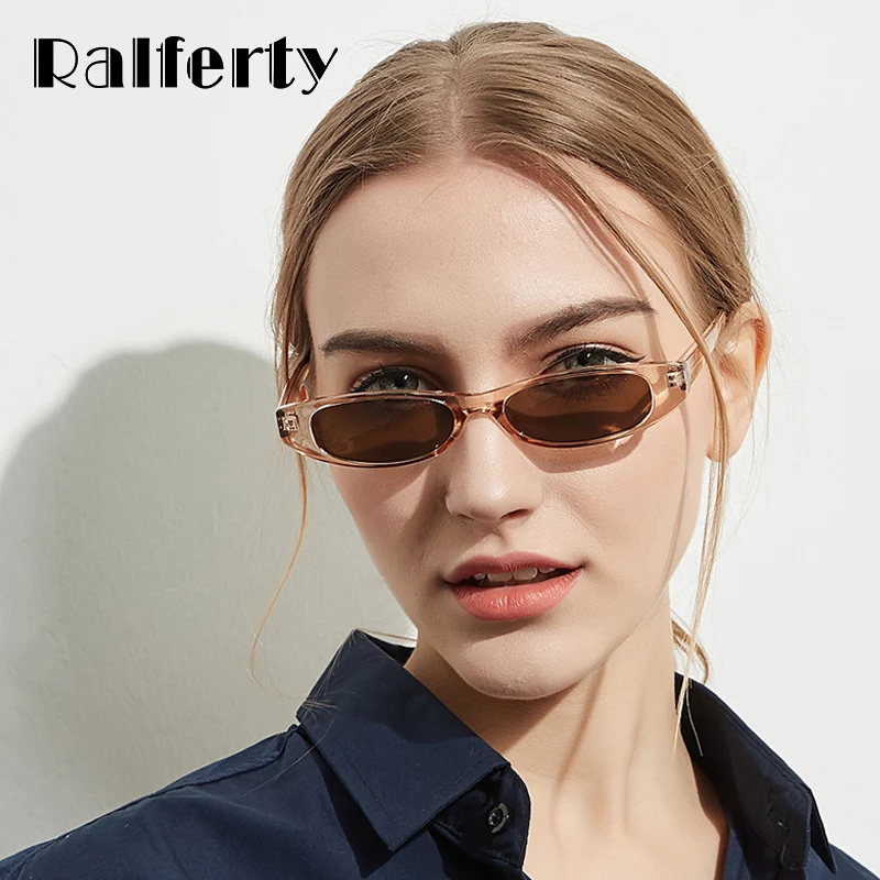 Ralferty 2018 Trendy Vintage Sunglasses Women Small Frame Sun Glasses