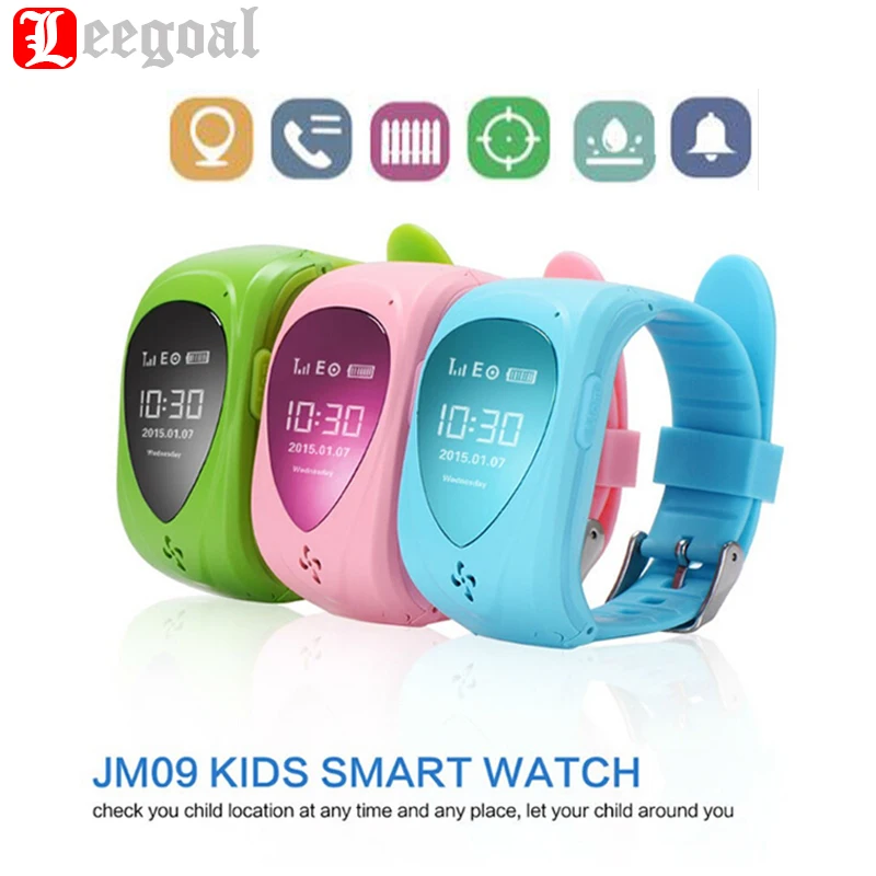 

Children Smart Watch GPRS GSM GPS Locator Tracker Jm09 Support SIM Card Kids Safety Security SOS Call Anti Lost Monitor Watch