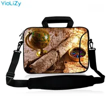 Глобус печати 9,7 11,6 13,3 14,1 15,6 17,3 дюймов портфель ультрабук сумка через плечо ноутбук рукав ноутбук сумка SB-24450