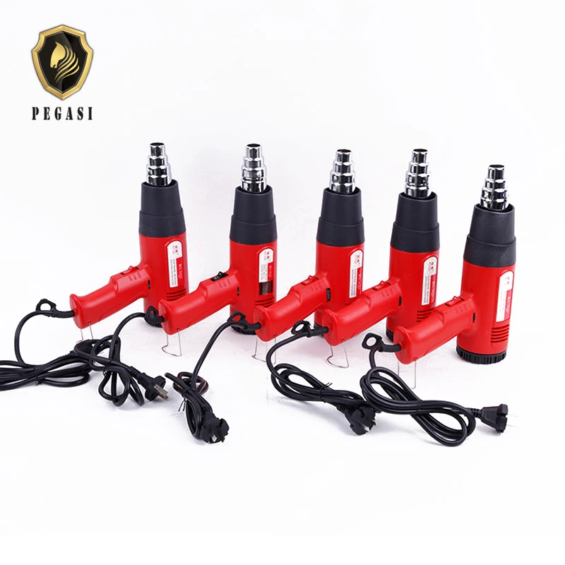 

PEGASI High Quality 220V Digital Adjustable Temperature EU Plug Industrial Electric Air Guns Gun Thermostat Hot Gun Tool