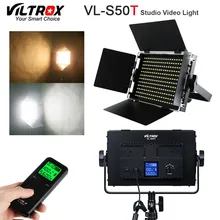 Viltrox VL-S50T светодиодный видео тонкий 50 Вт биколор диммируемая светодиодная подсветка 3300 K-5600 K для студийной камеры видеокамера и беспроводной пульт дистанционного управления