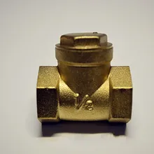 1/" BSPP поворотный обратный клапан предотвращает обратный поток воды золотой