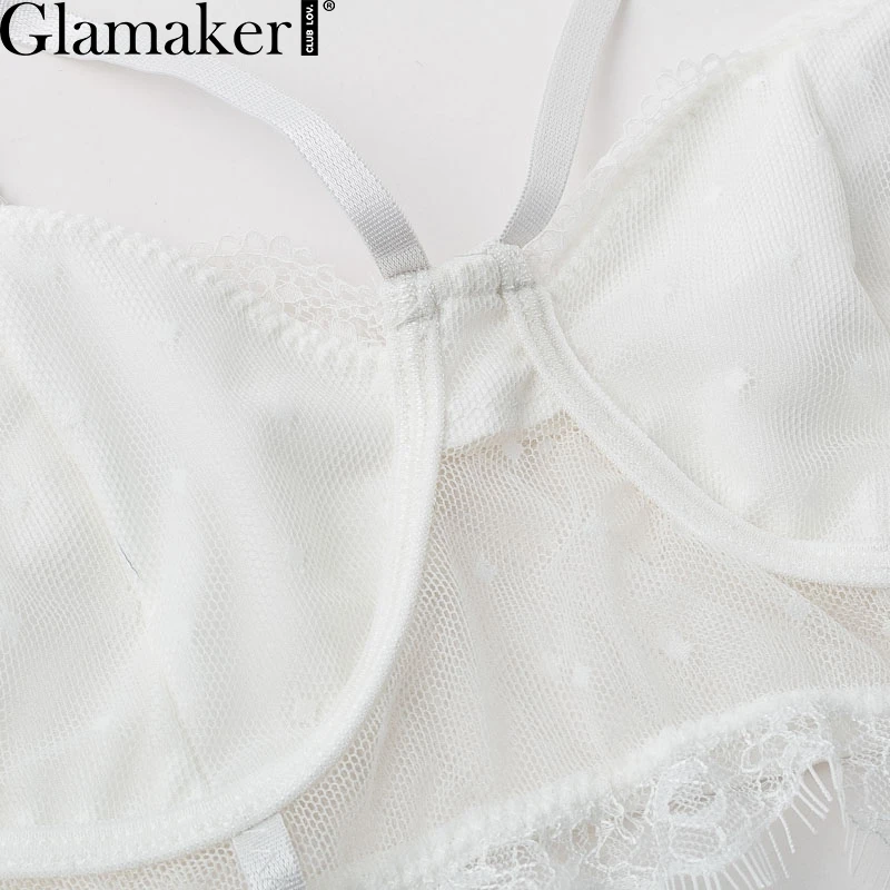 Glamaker кружевной черный прозрачный сетчатый интимный женский сексуальный