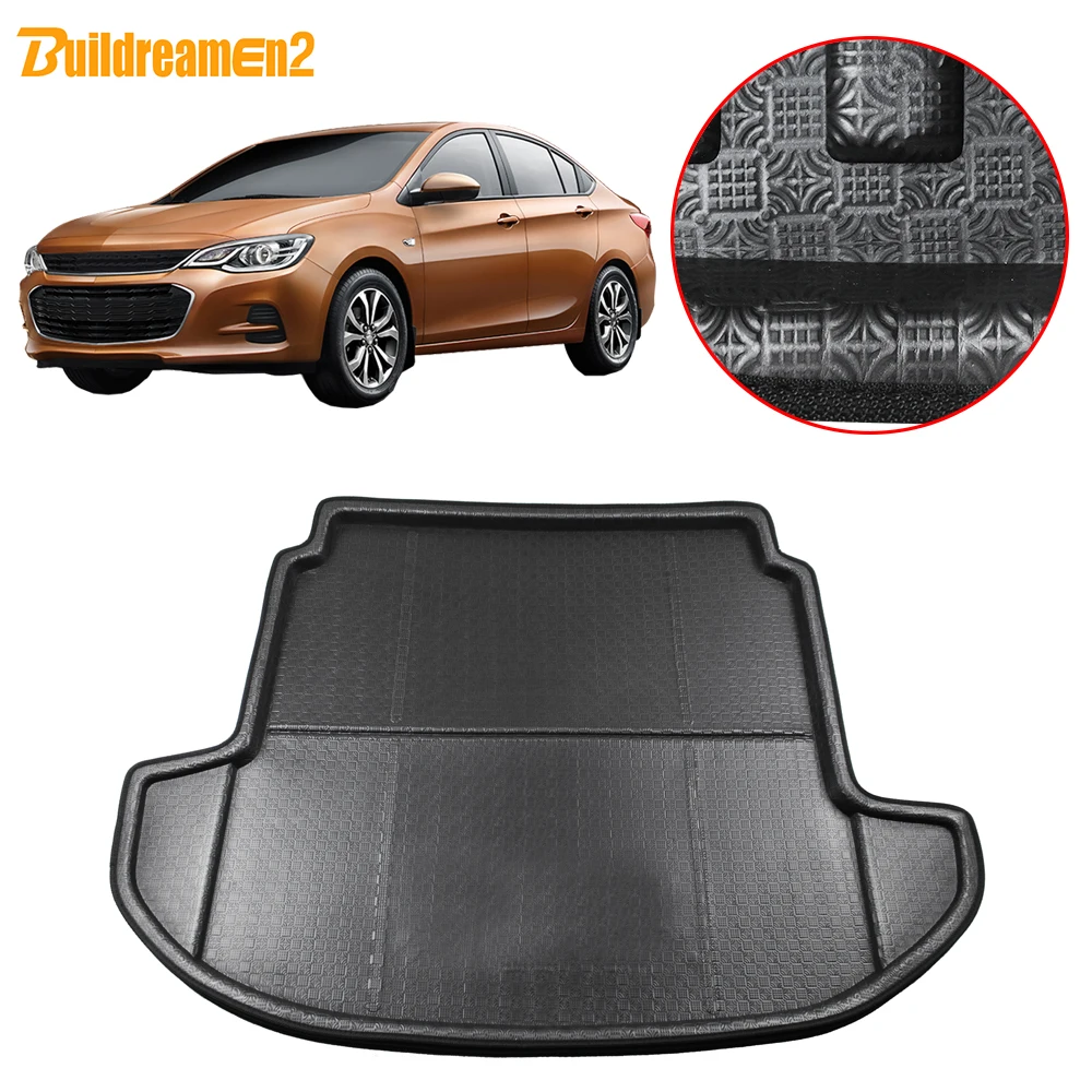 

Buildreamen2 Car Trunk Mat Tray Boot Liner Rear Cargo Pad Floor Carpet Mud For Chevrolet / Holden Captiva 7-Seat 2006-2017