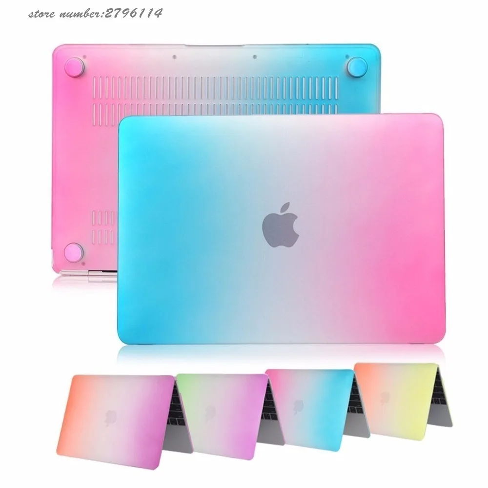 Luxury Matte Hard Case For Apple Macbook Air 13 Case Air 11 Pro 13 Retina 12 13 15 with Retina Case