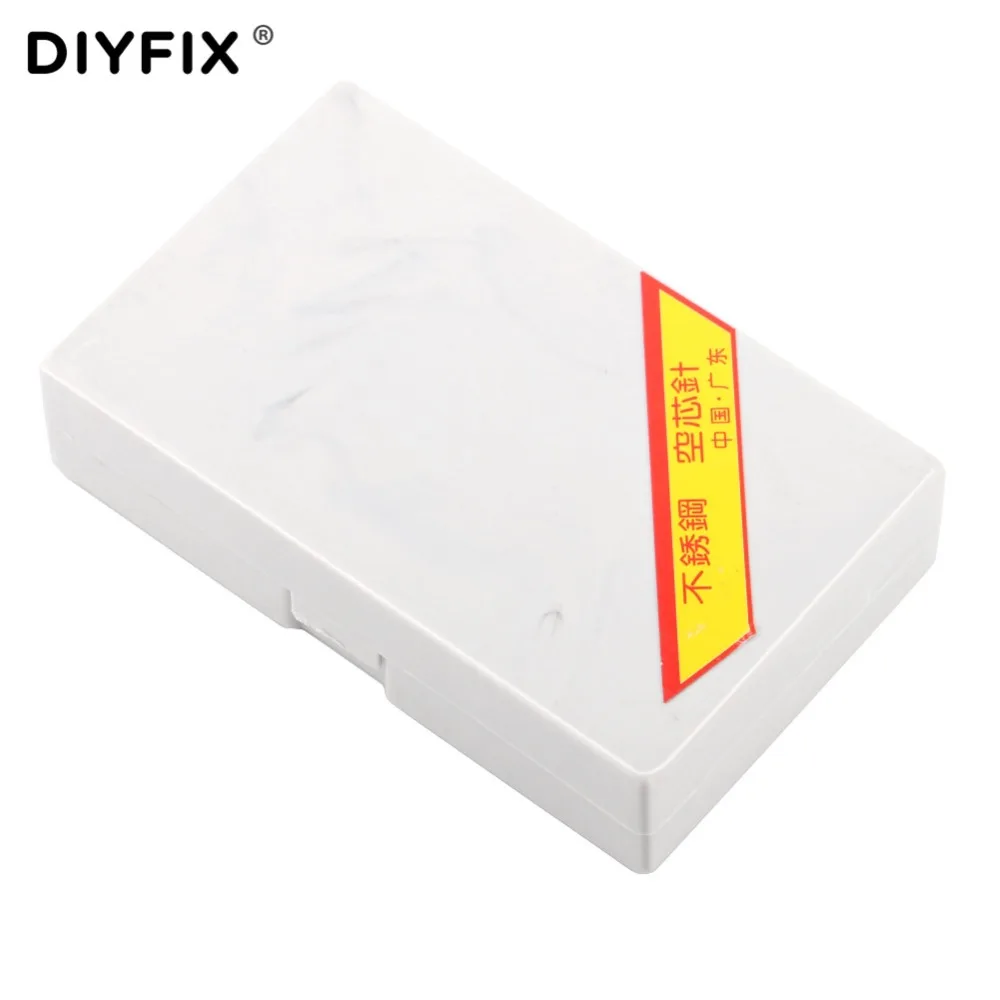DIYFIX полые иглы из нержавеющей стали набор инструментов для демонтажа антипригарные оловянные электронные компоненты для пайки вспомогательное оборудование