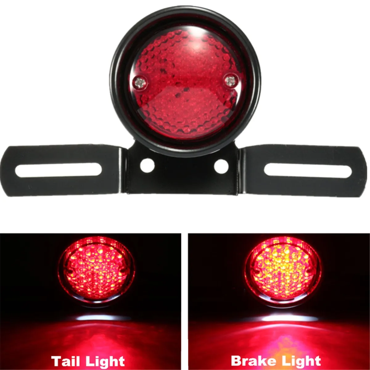 

12V Universal Motorcycle Red LED Rear Tail Stop Brake Light Lamp for Honda for Yamaha for Kawasaki