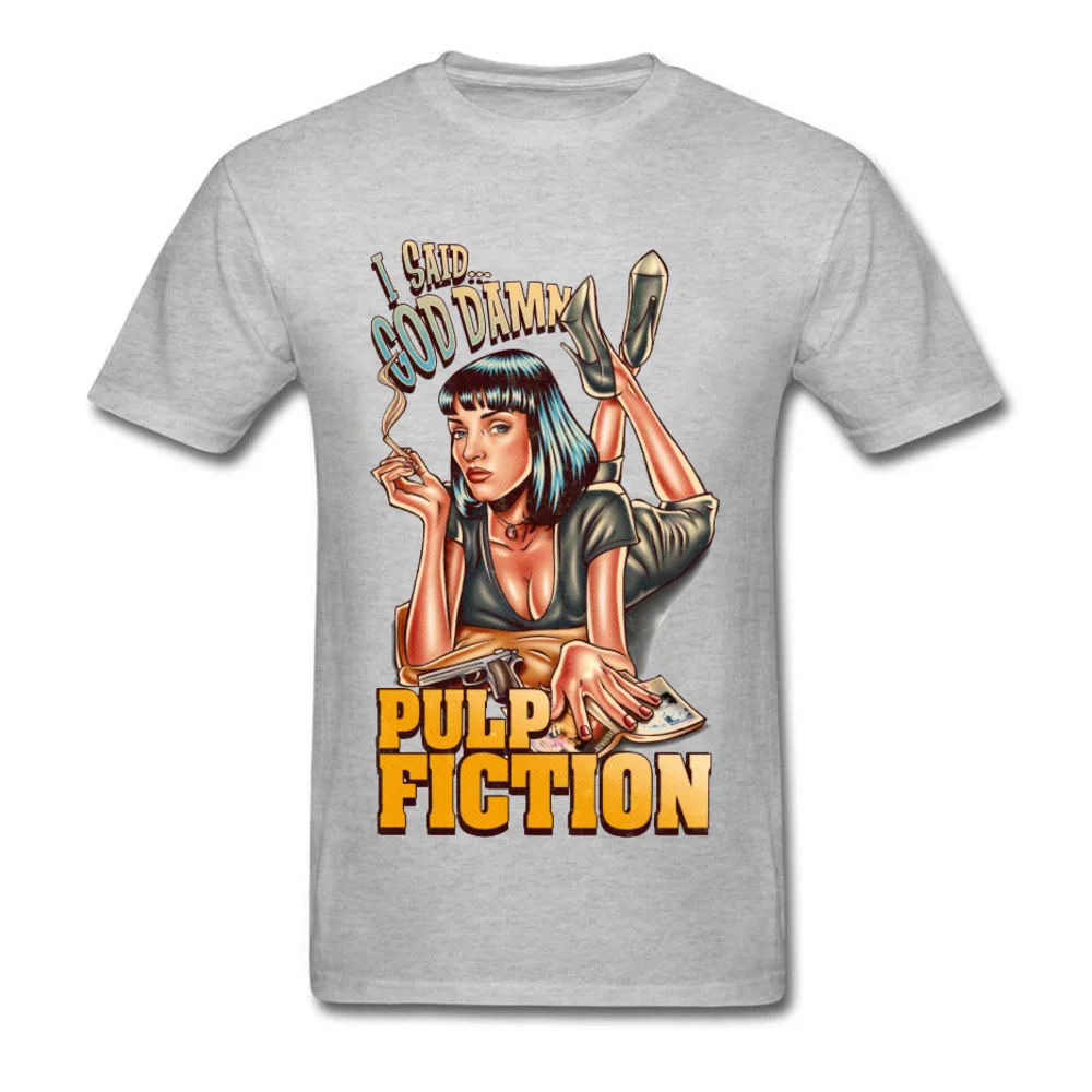 2839379I-Said-Goddamn Pure Cotton Men Short Sleeve Tops Tees Casual Lovers Day T-shirts Unique T Shirt 2018 Hot Sale Crewneck 2839379I-Said-Goddamn grey