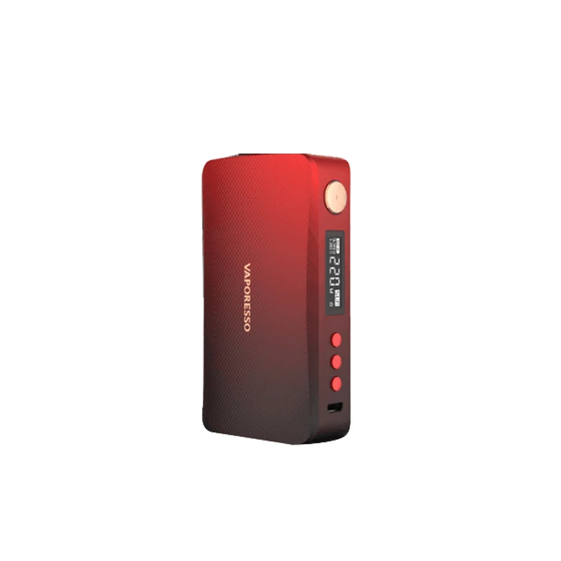 Vaporesso GEN Mod 220 Вт коробка мод электронная сигарета Vape подходит для электронных сигарет с двумя аккумуляторами 18650 SKRR S бак испаритель пара - Цвет: Красный на черном