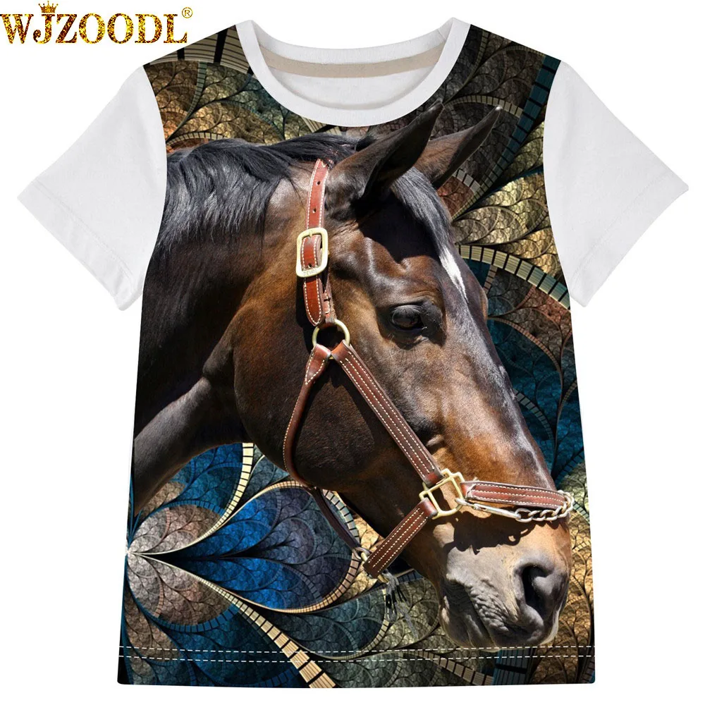 

kids t shir Baby boy & Beauiful The horse shor sleeve ops qualiy SUMMER SAMPLES nice shirs baby girl brand