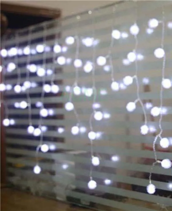 3,5 м снежинка Рождественские огни Внешний светодиодный экран гирлянда Фея лампы для свадебного украшения Guirlande Lumineuse светодиодный освещение