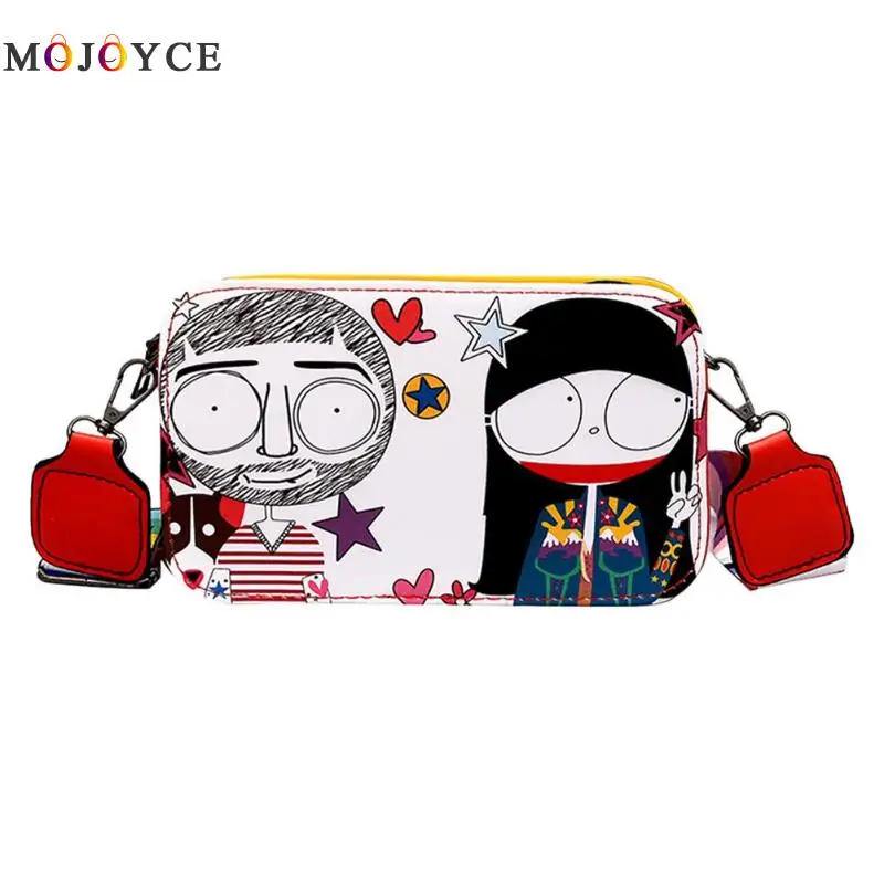 الشارع نمط الكتابة على الجدران بو الجلود Crossbody للنساء زيبر البسيطة المراهقين الفتيات الكتف رسول حقيبة الإناث حقائب الشارع نمط الكتابة على الجدران بو الجلود Crossbody للنساء زيبر البسيطة المراهقين الفتيات الكتف رسول حقيبة الإناث حقائب