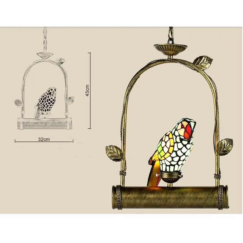 YW356001-stained glass tiffany lamp-