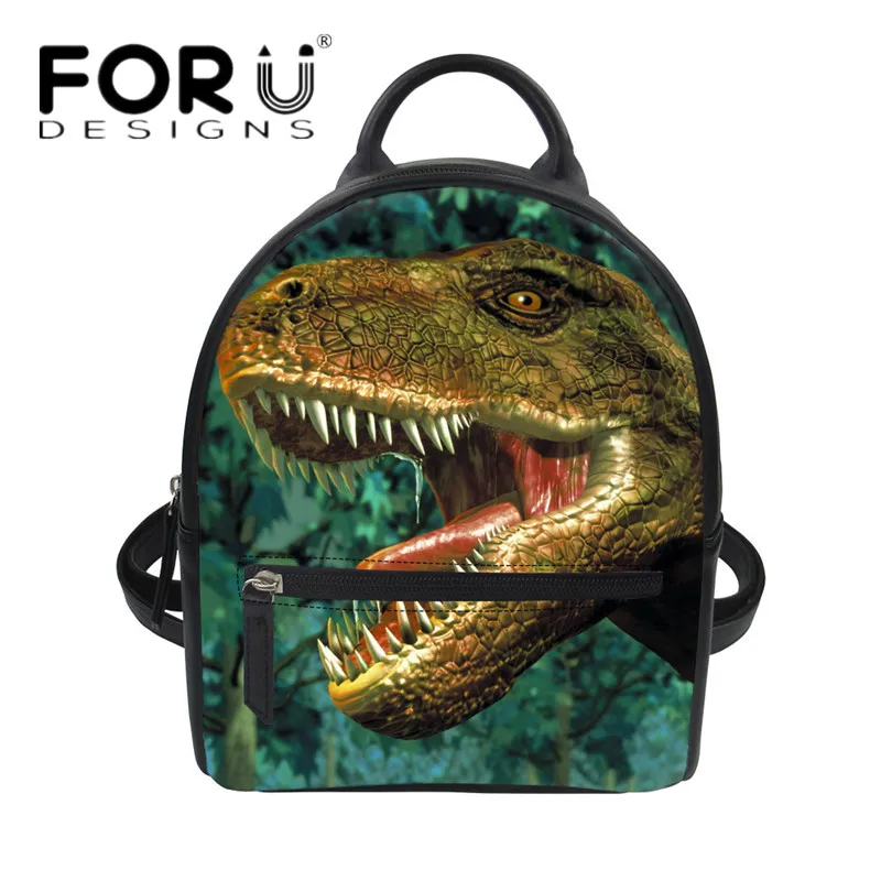 3188Z4 FORUDESIGNS/Модный женский мини-рюкзак с принтом акулы/динозавра, школьный рюкзак с 3D изображением животных, маленький рюкзак для девочек, повседневный рюкзак для путешествий - Цвет: 3188Z4