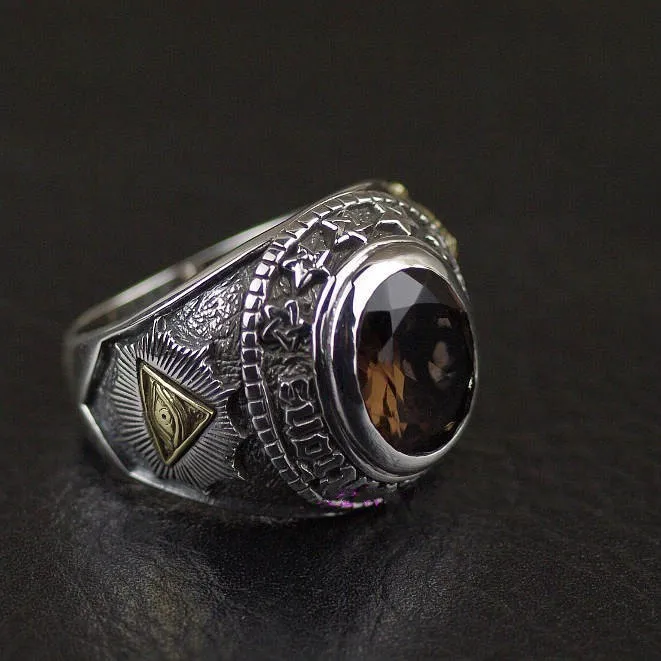 Thailand imports, genuine GV new Cabochon men 925silver ring