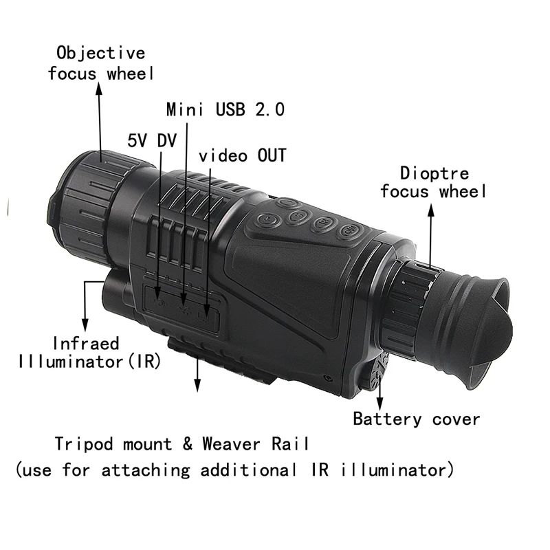 5x40-Infrared-IR-Digital-Night-Vision-Monocular-Scope-200-Meters-Zoom-5X-5MP-Digital-Camera-Video-Photo RL29-0003