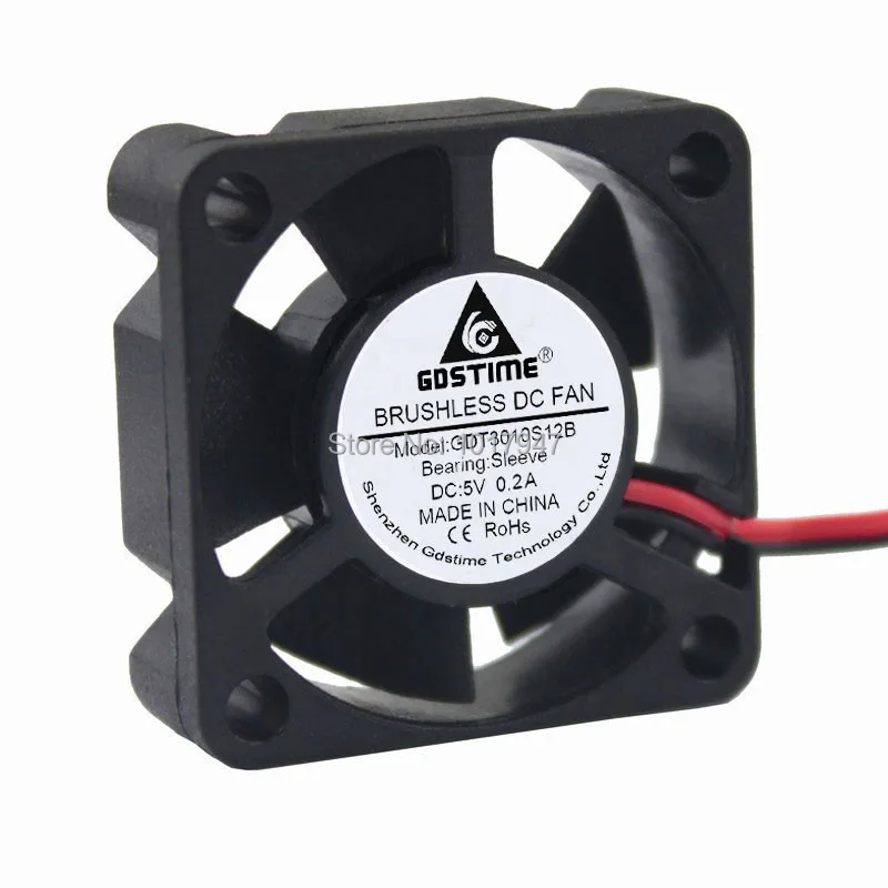 

10PCS LOT Gdstime DC 5V 2P 30mm 3010 30x10mm Mini Processor Cooling Cooler Fan
