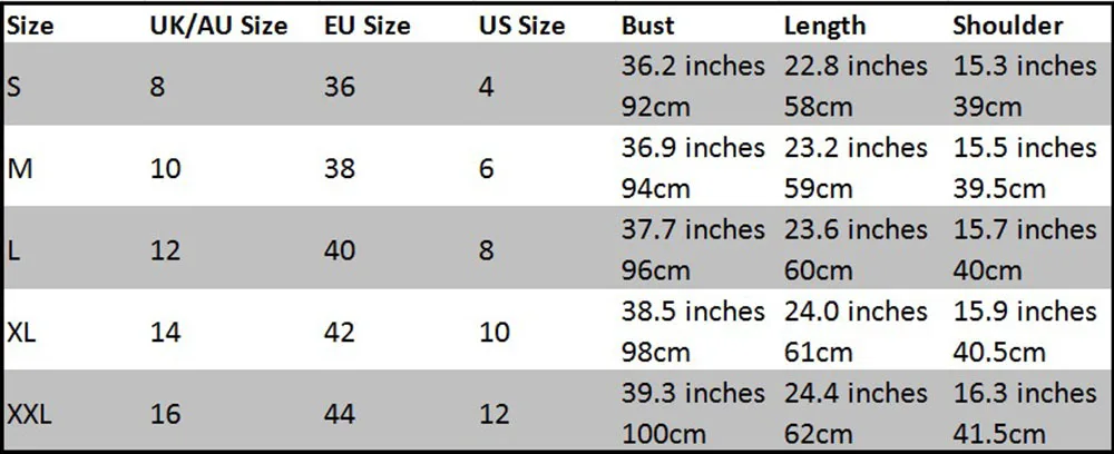 eu clothing size to us