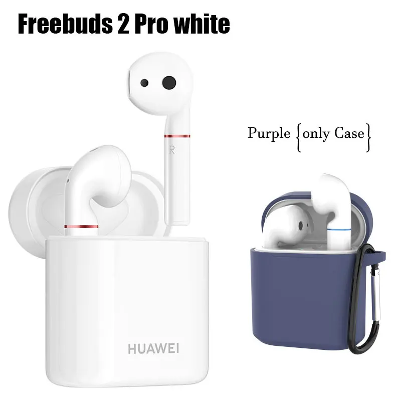 Huawei Freebuds 2 Pro Freebuds2 беспроводной Bluetooth 5,0 Наушники Hi-Fi водонепроницаемый IP54 контроль беспроводного заряда - Цвет: Pro add Purple Case