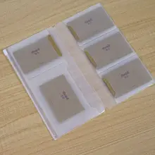 Сумка Midori для ноутбука, сумка на молнии, прозрачная, высокого качества, EVA, для получения карт, денежный паспорт