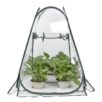 

Garden Greenhouse Portable Folding Mini Transparent Greenhouses PVC Warm Room
