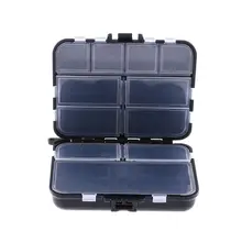 1 шт., твердая пластиковая маленькая коробка для рыболовных инструментов, снасти, блесны для приманки, аксессуары, коробка, рыболовные инструменты для хранения