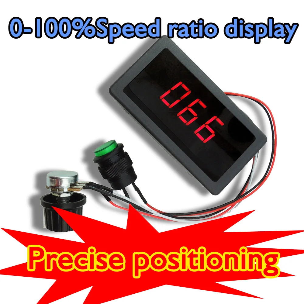 DC 6V-30V MOTOR SPEED CONTROL WITH DIGITAL DISPLAY /& SWITCH