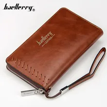 Baellerry 2017 Nouveau hommes portefeuilles Casual portefeuille hommes bourse D’embrayage sac Marque en cuir portefeuille longue conception hommes sac cadeau pour hommes