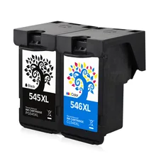 2pcs Ink Cartridge for PG 545XL PG545XL CL 546XL CL546XL for Canon Pixma IP 2850 MG 2450 2550 2950 MX 495