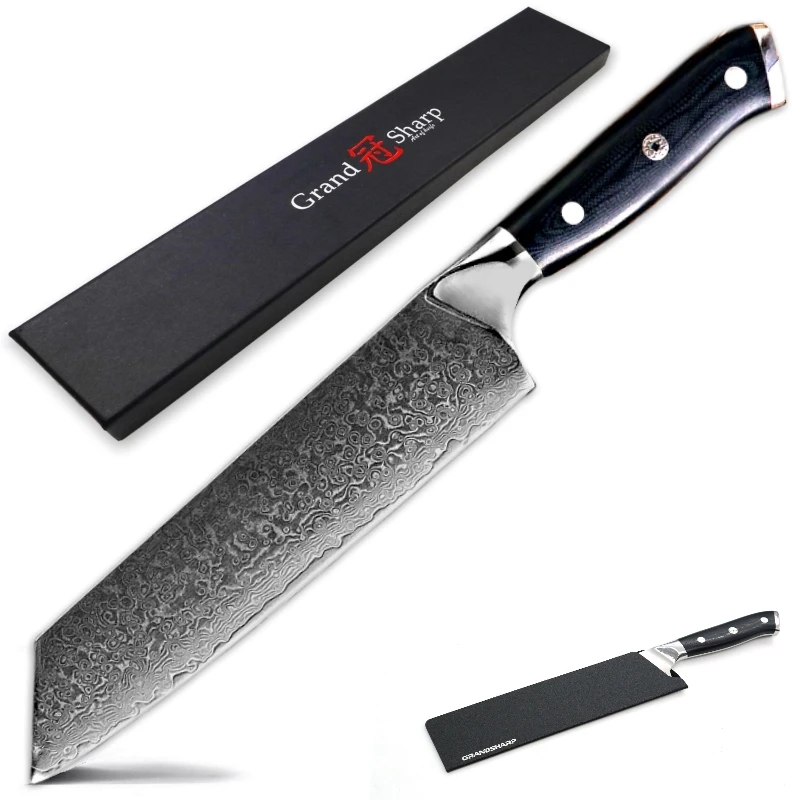 

Professional Kitchen Knives Japanese Damascus vg10 Chef Knife 67 Layers Stainless Steel Gyuto Cooking Tools Fish Meat Vegetables