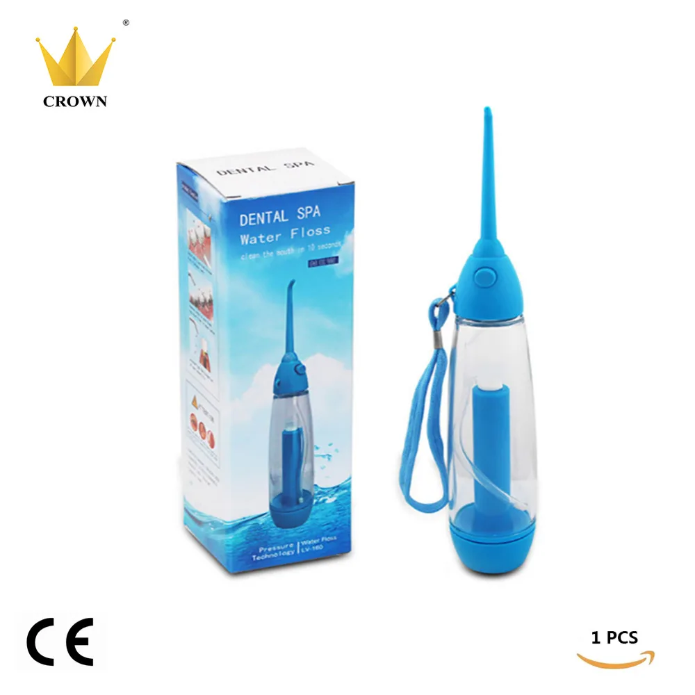 

1PCS/lot Crown 70ml Oral Irrigator Dental Floss Implement Water Flosser Irrigation Water Jet Dental Irrigator Flosser